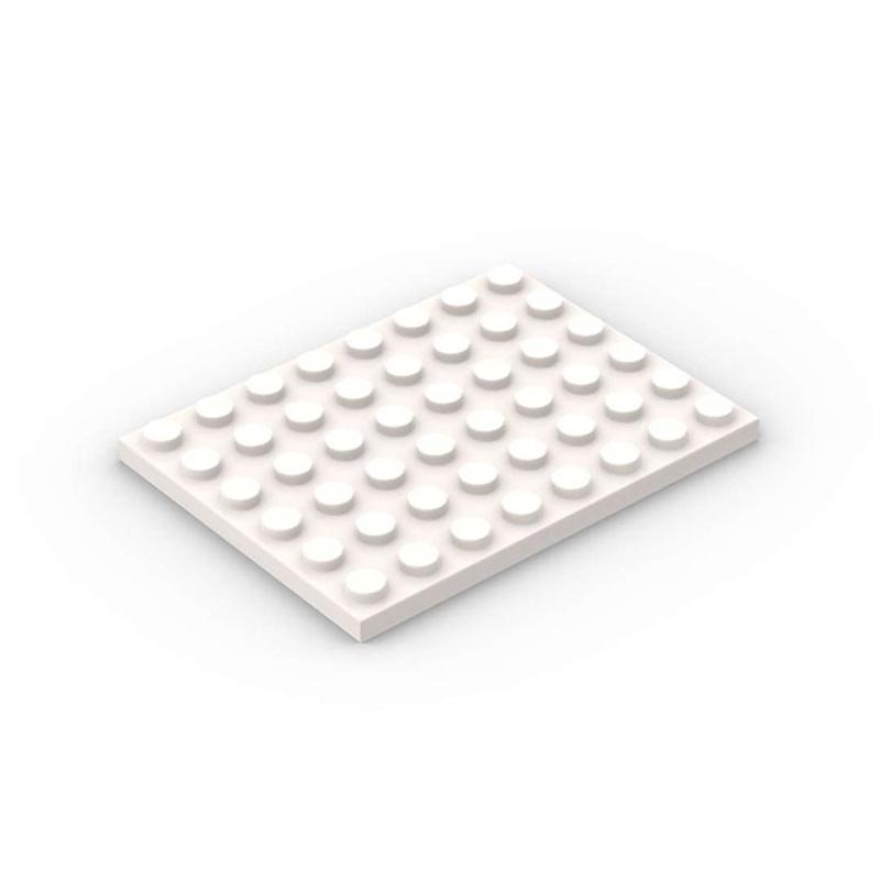 10pcs DIY Building Blocks Thin Figures Bricks 6x8 Dots 12Color Educational Creative Size Compatible With 3036 Toys for Children