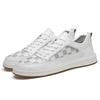 Autumn trend men's driving shoes breathable cowhide soft sole fashion British style sports shoes casual board shoes men