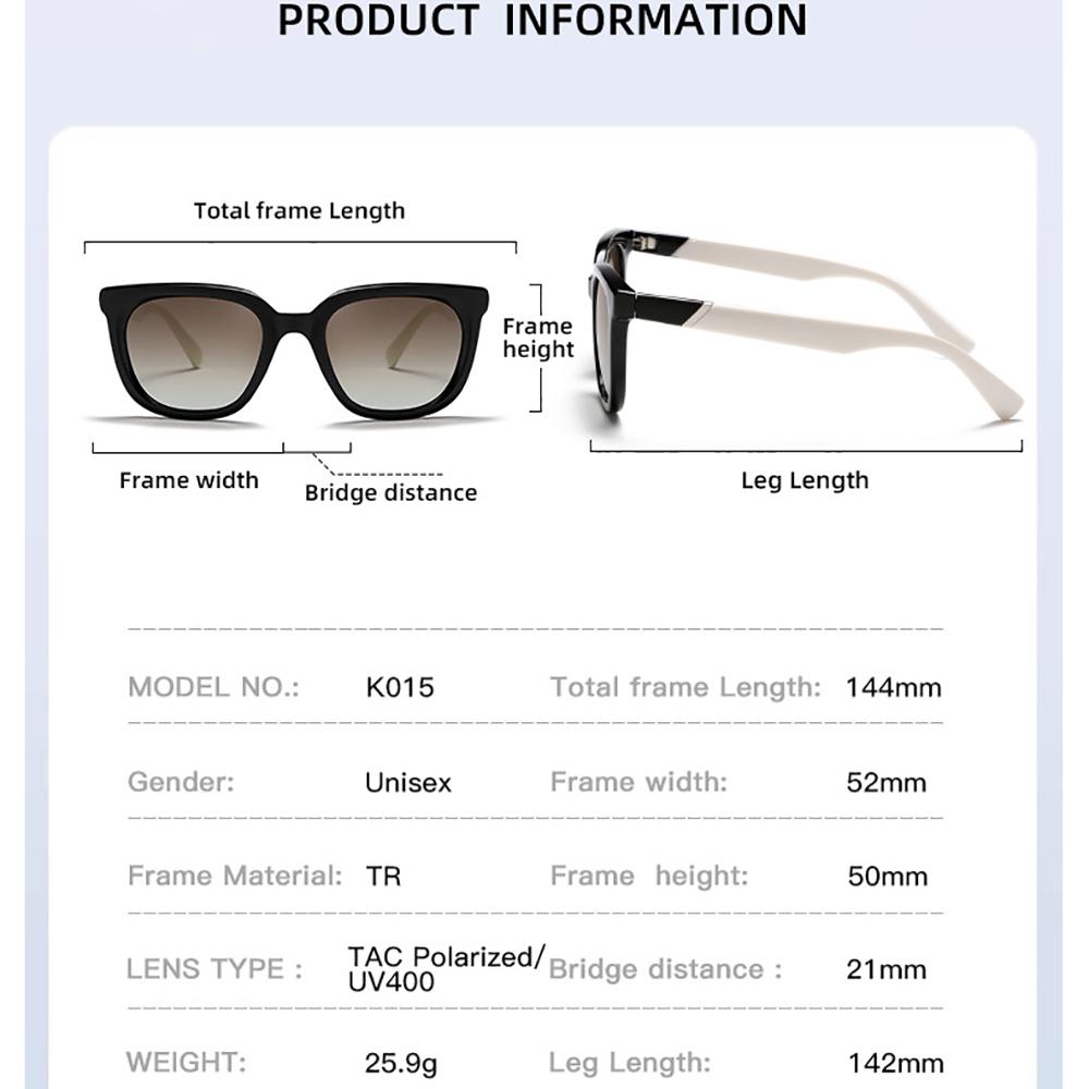 Square Sunglasses Polarized Uv400 Shades Vintage Sun Glasses Modern Polarized Sunglasses For Driving Parties Cycling