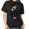 Tae Oso, Micrófono de Firma, Reyes del KPOP OT7, Colores Confortables, Camiseta Gráfica de Algodón, NEGRO