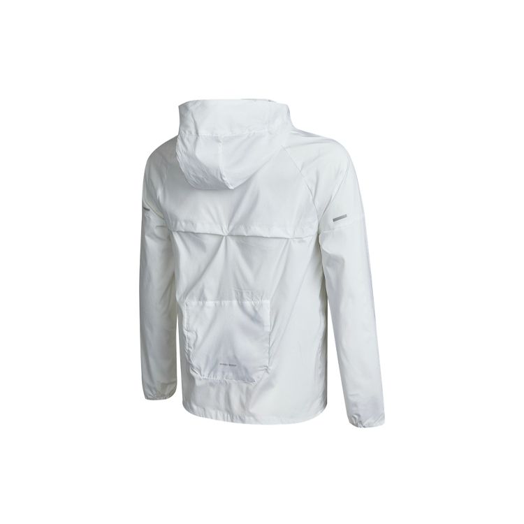 Nike Sports Training Running Hooded Jacket With Sun Protection For Spring Men Jacket White CZ9071-100