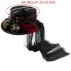 Gothic Metal Gear Hat Costume Accessory With Goggles and Rose Flower Long Veil Magicians Tall Hat for Theme Event