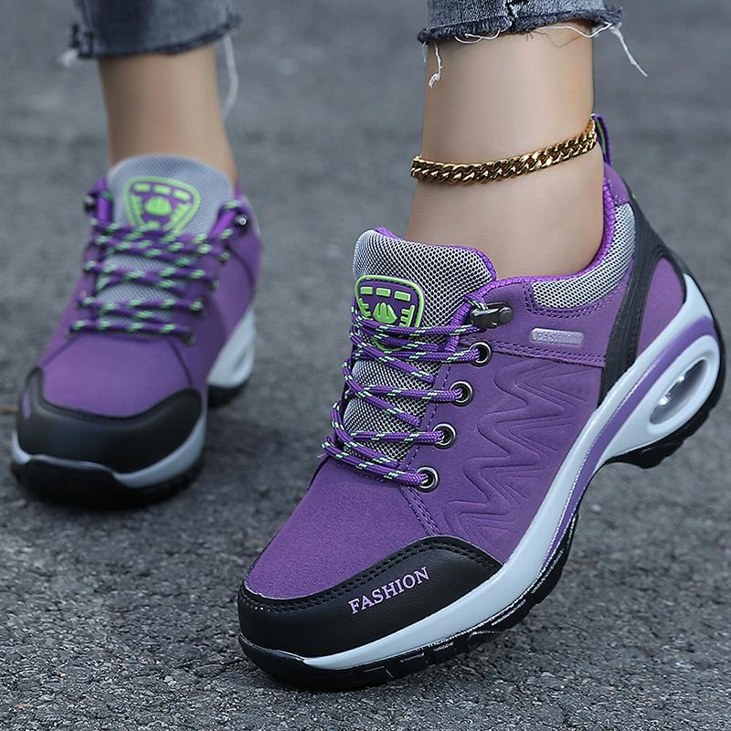 Fashion Women's sports shoes 2025 casual vulcanized shoes autumn height increase outdoor climbing soft sole