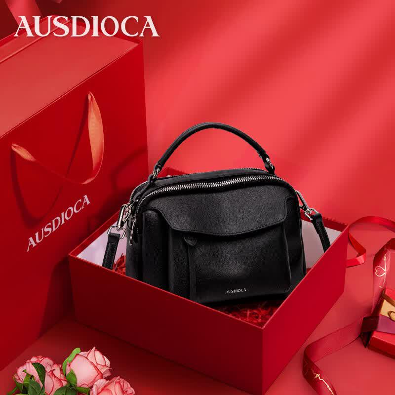 Audiga Women s Genuine Leather Shoulder & Crossbody Bag