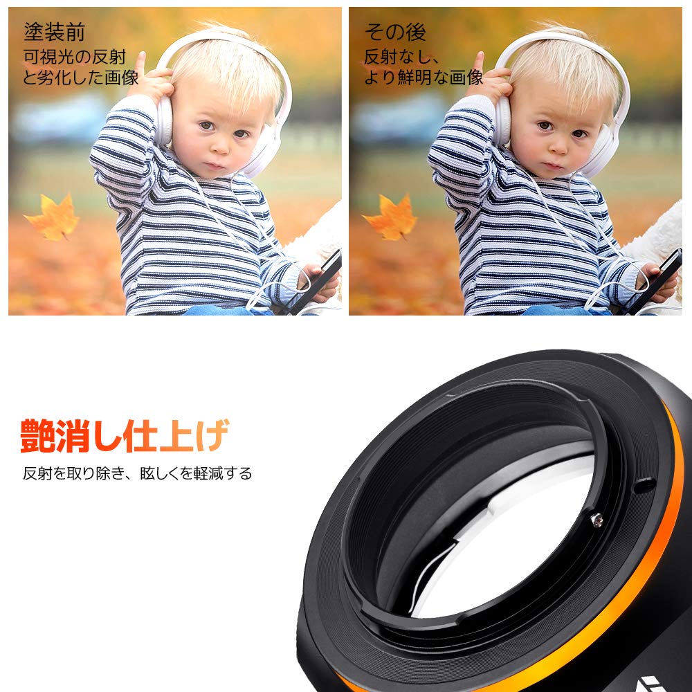 Concept PRO II Mount Adapter for Canon EOS EF Mount Lenses To Fujifilm FX X Mount Matte and Infinity Direct from the K&F EF-FX Cameras. Finish,