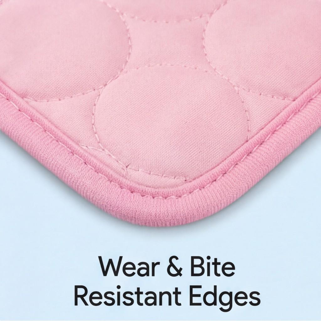 Dog Cooling Mat: 100x70cm Breathable Mesh Summer Cooling Blanket - Wear-Resistant Bite-Resistant Edges for Home Travel Car Use - Pet Cooling Pad