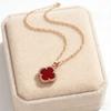 Four-leaf Clover Necklace Women's Elegant Clavicle Chain Fashionable Pendant