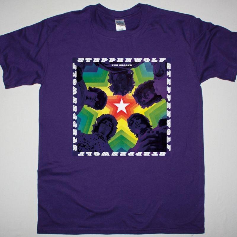 STEPPENWOLF THE SECOND 1968 Хлопок Фиолетовый S-5XL Футболка Для Мужчин EN797 Унисекс Футболка S