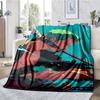 Roronoa Zoro Theme Printed Blanket - Perfect for Couch, Bed, Travel & Outdoor Use | Machine Washable, Cozy & Durable.