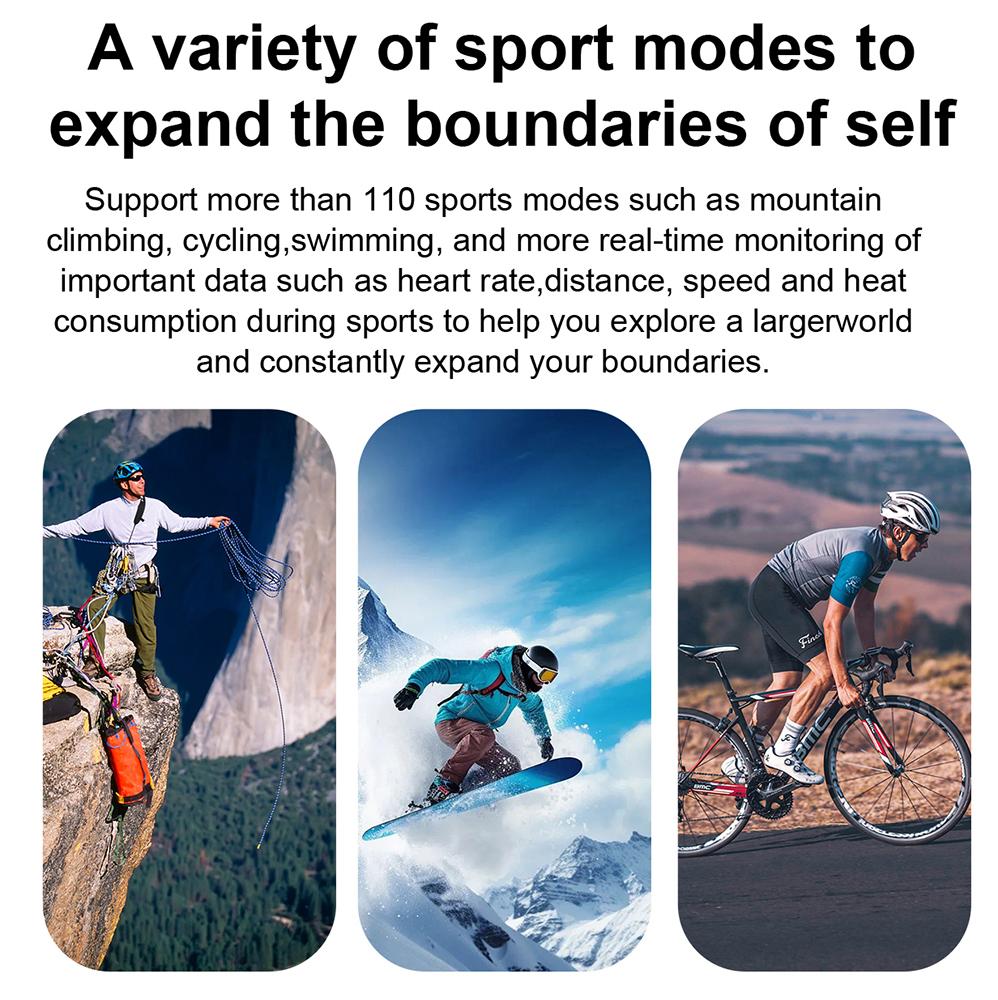 K66 1.85-inch IPS Screen Heart Rate Monitor Bluetooth-compatible Calling Sports Smart Watch with Flashlight