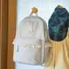 Zaino coreano ins stile college pois alto valore studente scuola media dolce pizzo morbido stile ragazza zaino da viaggio
