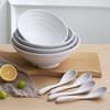 JIATA Fashion Black Large Striped Ramen Bowl Large Caliber And Large Capacity High Temperature Resistance Anti fall and durable