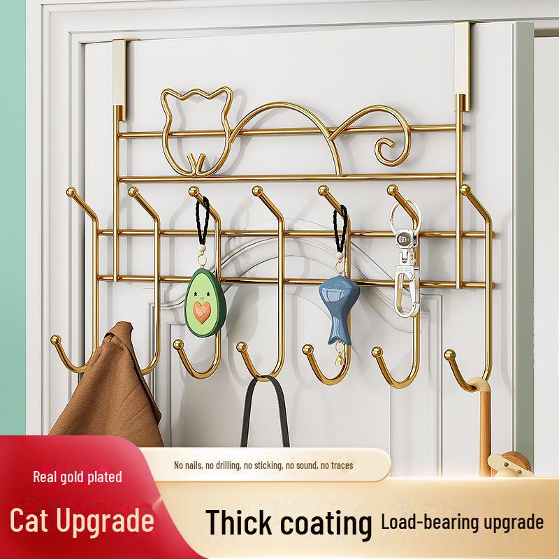 

Вешалка для одежды над дверью — крепление на стену без гвоздей для спальни или общежития