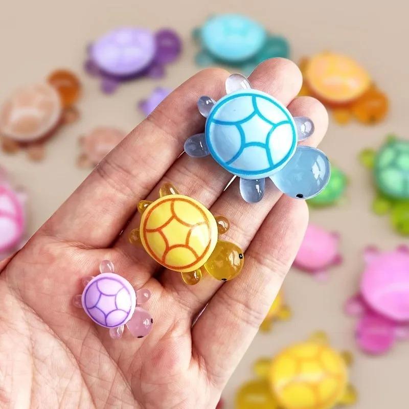 Cute Mini Luminous Turtle Ornaments Glowing In The Dark MiniTurtle Micro Landscape Kids Toys Home Decoration Gift 20PCS