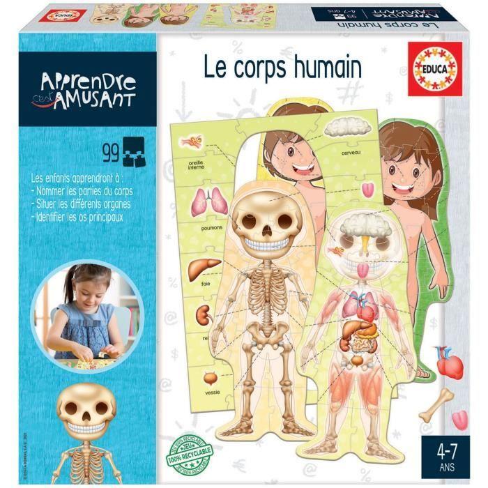 Jeu d'apprentissage - EDUCA - Le Corps Humain