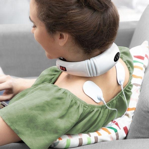 Electromagnetic Neck and Back Massager Cervical Shoulder Massage