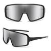 Sportowe Okulary Przeciwsłoneczne Lustrzanki Z Filtrem Uv400 Sts-01 Czarny/Srebrny