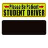 Novice Intern Driver Car Sticker Magnetic Reflective Sticker Popular New+river Novice Car Sticker