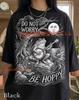 Do Not Worry Be Hoppy Frog Banjo Comfort Colors® Tshirt, Vintage 90s Graphic Style Toad Retro Tee, Nature Y2K Animal Streetwear Gift