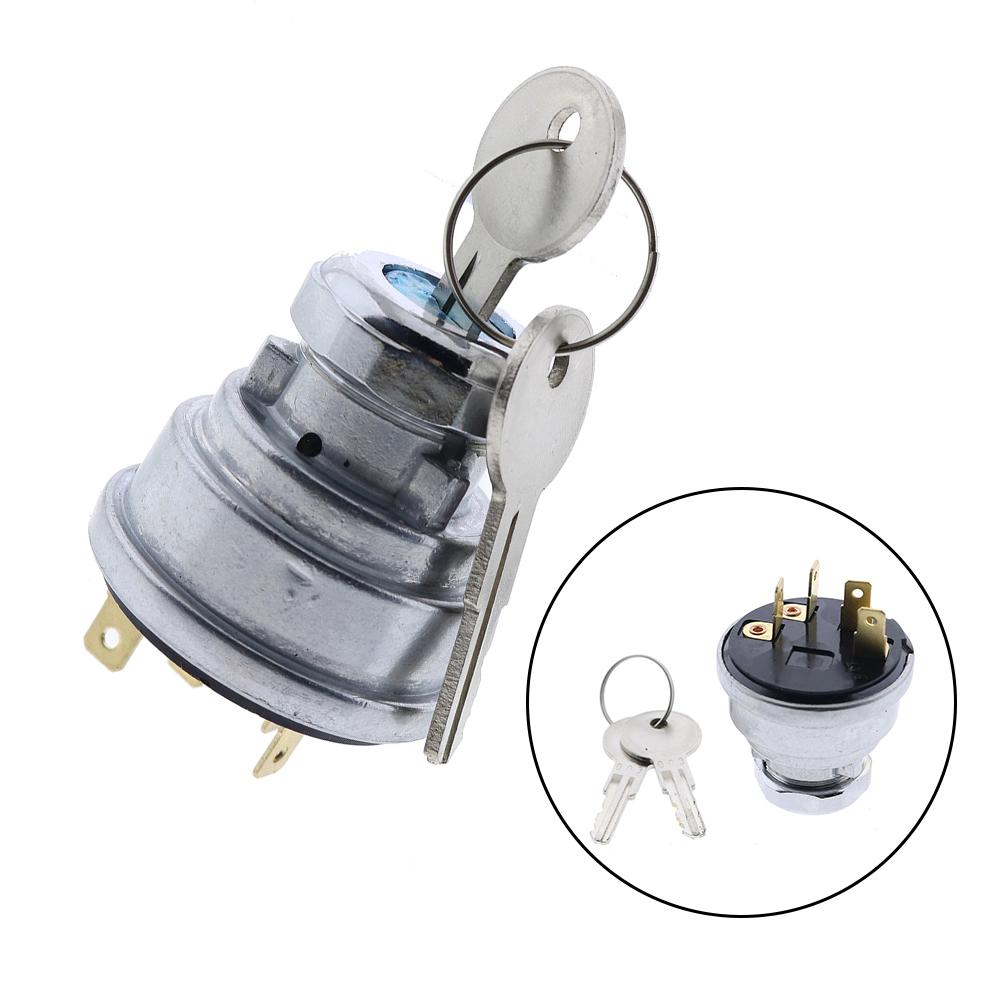 Ignition Switch AT21880 for Tractor Models 1020 1520 1620 2020 2030 Includes 2 Keys Oil Resistant Direct Replacement