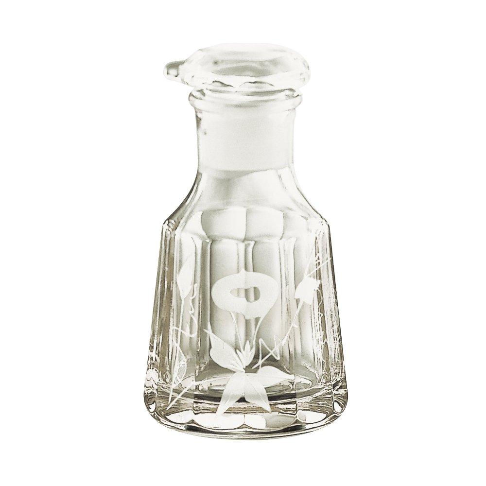 

Hirota Glass Soy Sauce Dispenser, Amber, 100ml, Edo Hana Kiriko Design, 272-BN