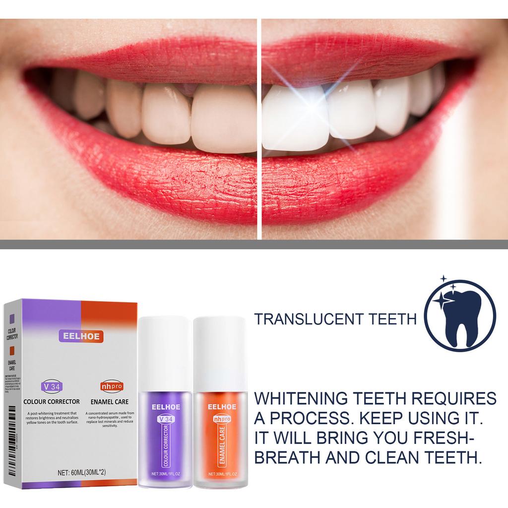 Teeth Whitening, Tooth Stain Removal, Teeth Whitening Booster, Whitening Tooth Foam, Toothpaste