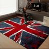 British Flag Artwork Rug Office Floor Mat - Machine Washable for Bedroom, bedroom, livingroom, Room Decor Fan Gifts Christmas
