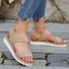 Kadın Hafif Topuklu Sandalet Rahat Yumuşak Alt Slip on Flats Ayakkabı Trend Eşleşen Renk Ayakkabı Bağı Düz ​​Sandalet