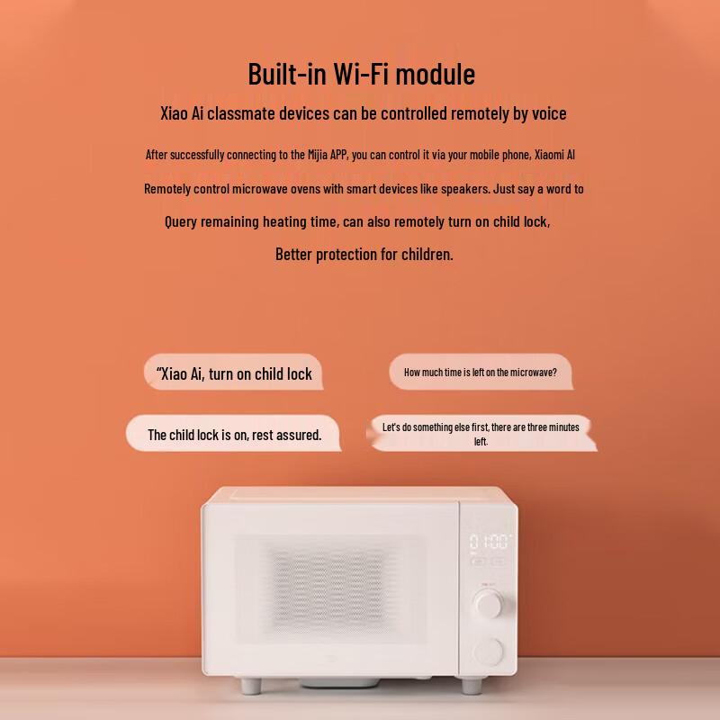 Xiaomi 20L Smart Flat-Plate Microwave Oven CN Plug (adapter Included)