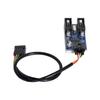Xiwai Motherboard USB Header Female Extension Cable Hub Connector Adapter Port 9-Pin 2.0 1-2 Multi-Liner