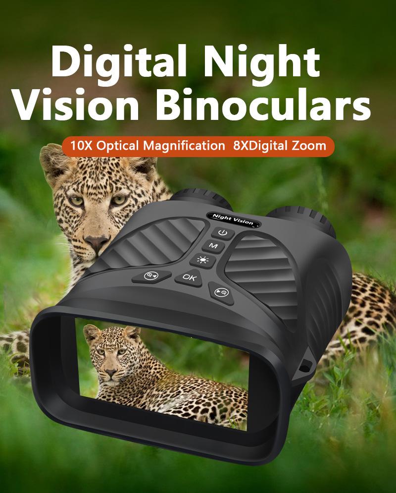 2.5K HD Infrared Night Vision Binoculars with Camera - Perfect for Bird Watching and Hunting