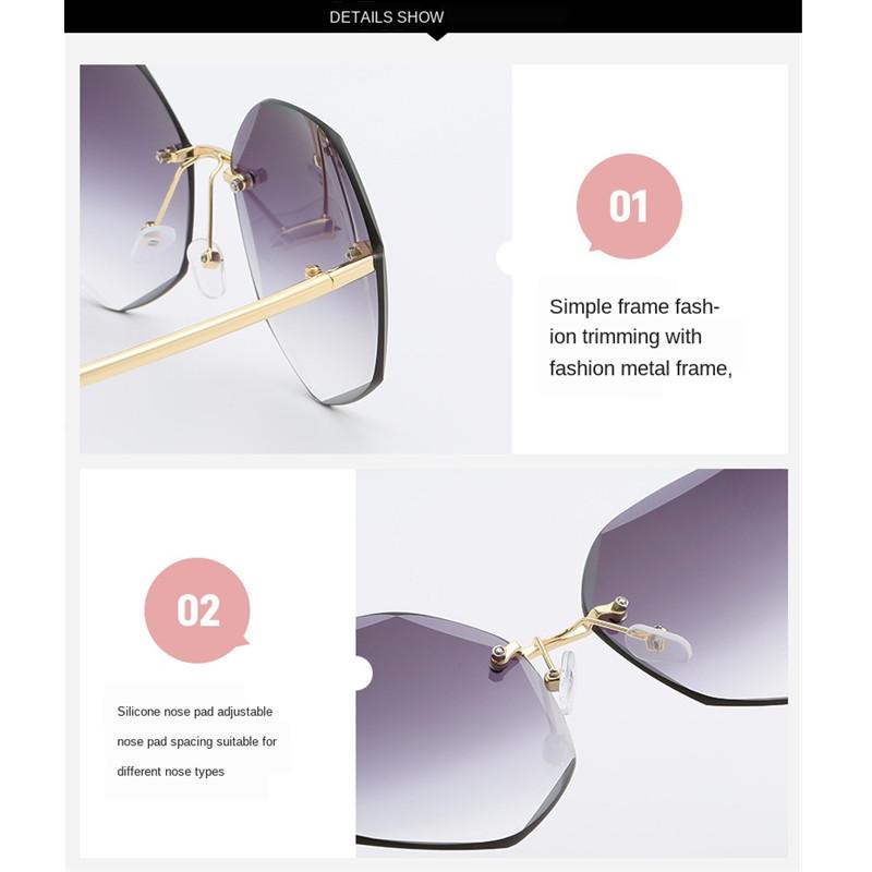 Women's Sunglasses Design Fashion Lady Sun Glasses Vintage Alloy Classic Designer Shades UV400 Eyewear
