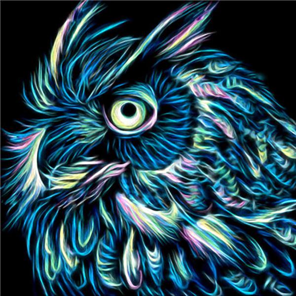 DIY 5D Diamond Painting Animal Wolf Cat Cross Stitch Full Drill Embroidery Mosaic Art Picture of Rhinestones Wall Decor