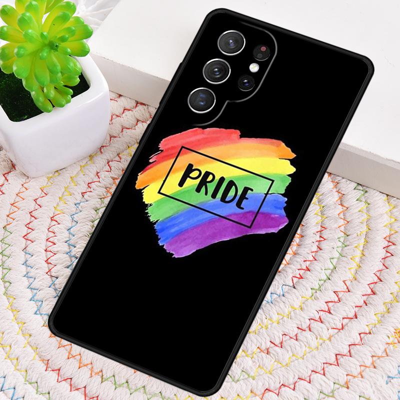 Gay Lesbian LGBT Rainbow Pride ART Silicone Phone Case For Samsung Galaxy note 10 pro S26 S24 S23 S22 S21 Plus S25Ultra Cover