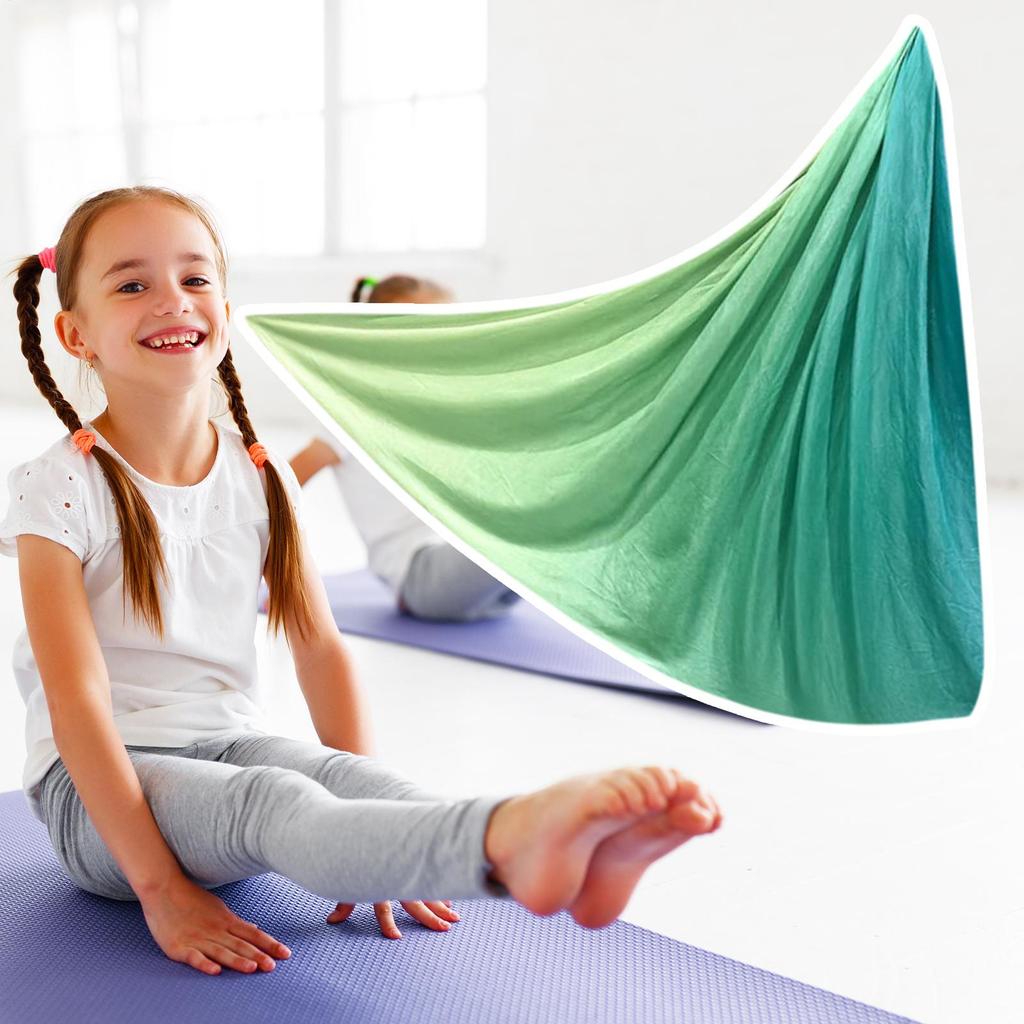 Aerial Yoga Towel Swing Children Elastic Sensory Stretch Hammock Outdoor Hanging Swing Yoga Swing Hammocks for Kids Exercise