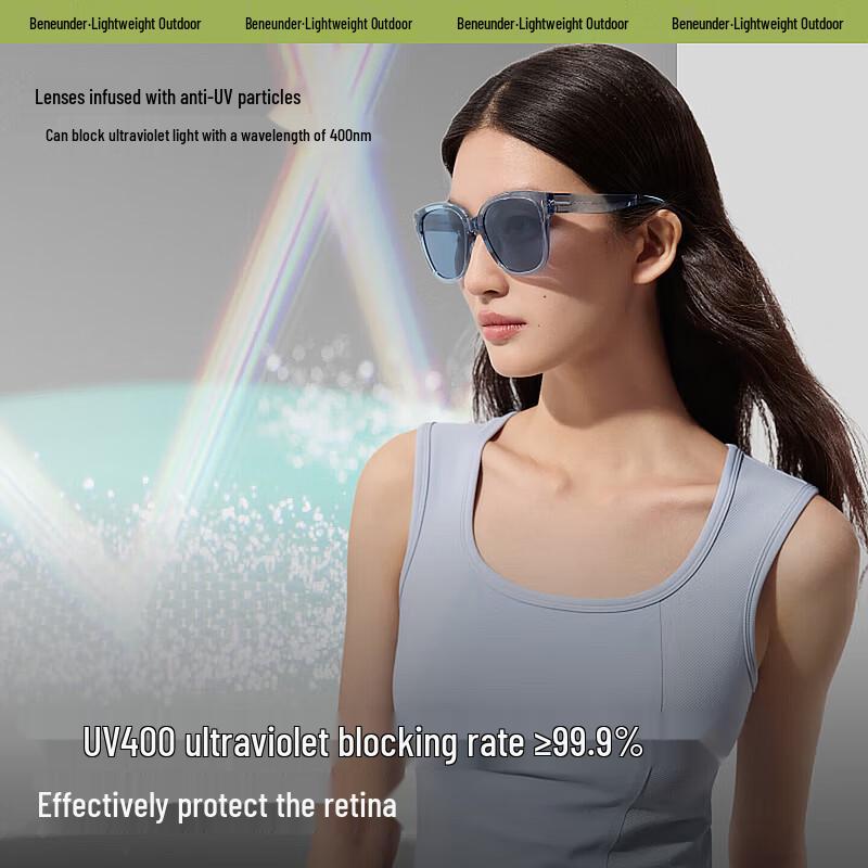 Beneath the Banana FD428 TP301 Folding Square Sunglasses