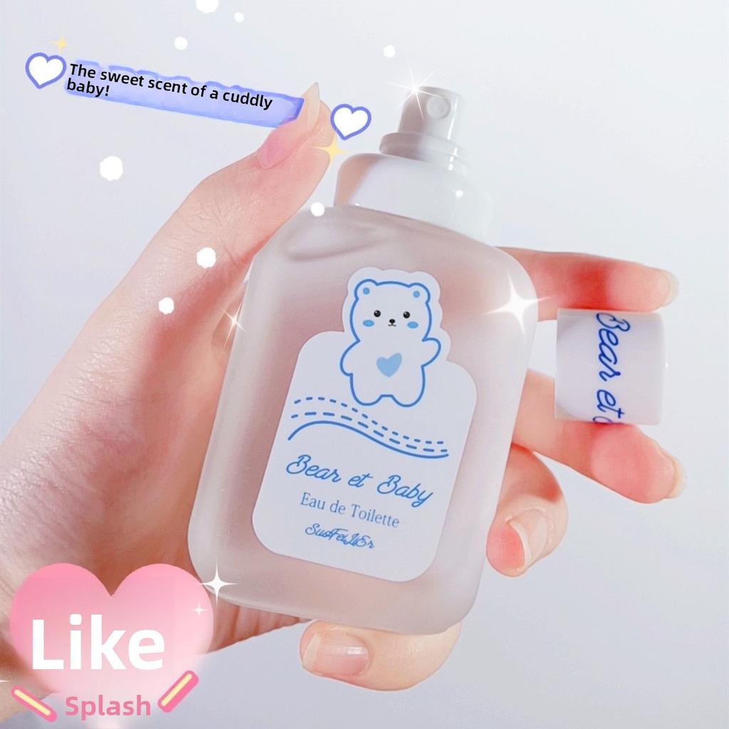 Peach-flavored Milk-scented Little Bear Baby Girl Student Perfume - Fresh and Light Fragrance