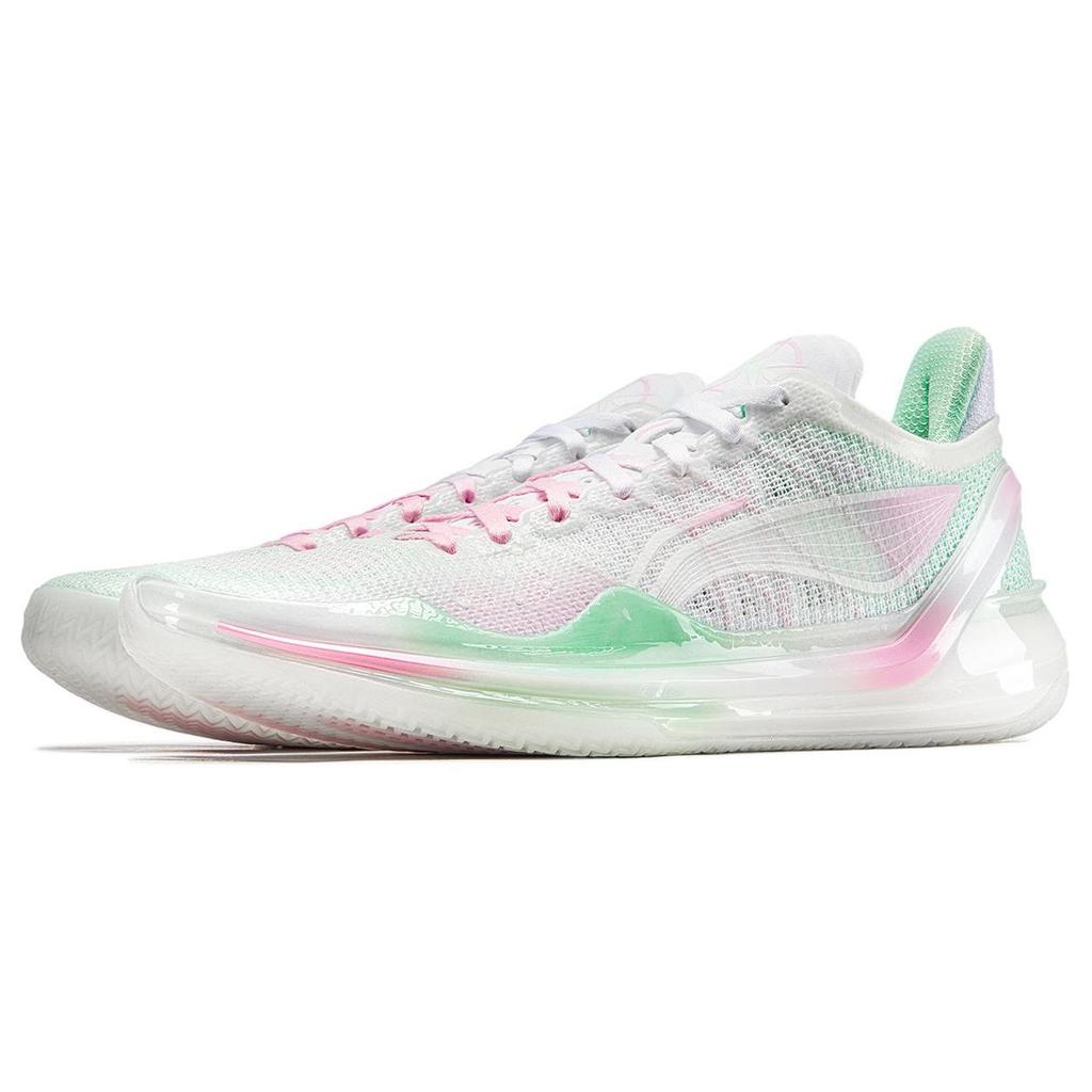 LiNing Blade 4V2 Initial Lotus Durable Stable Support Shock Absorption Non-Slip Lightweight Rebound Low-Top Basketball Shoes Men sneaker ABAU059-3