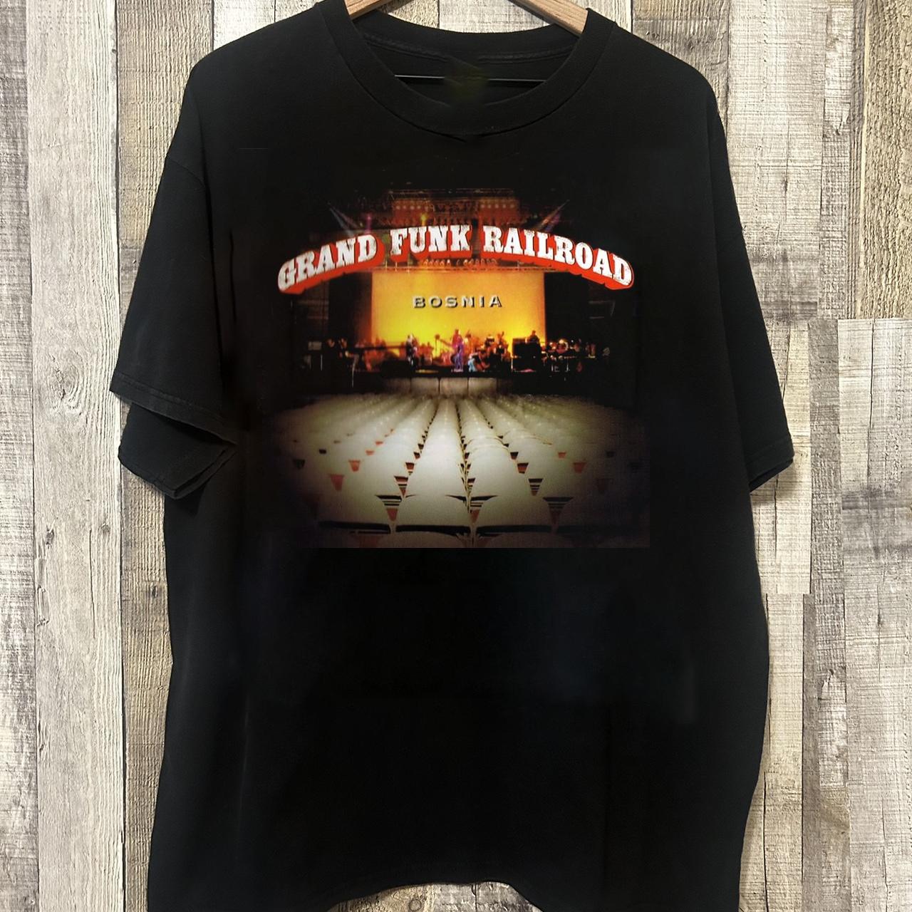 Grand Funk Railroad - Bosnia Black Cotton Shirt S-5XL L825 L