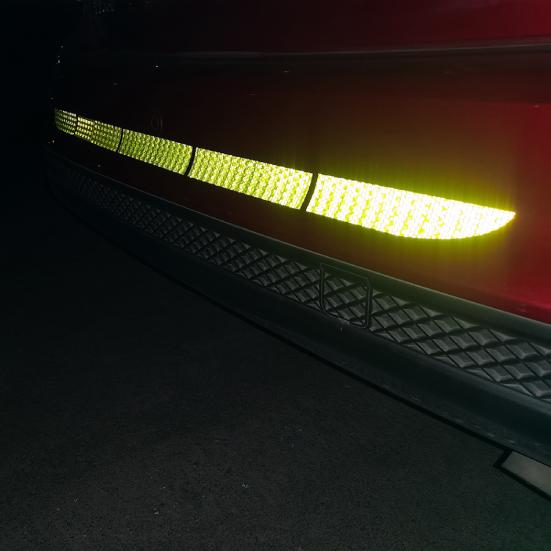 Acessórios para carro 5 unidades/conjunto adesivo reflexivo elegante fita reflexiva protetora à prova d'água para corpo do carro