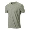 T-shirt da Uomo Estiva a Maniche Corte Asciugatura Rapida in Seta Ghiacciata, T-shirt Versatile Girocollo