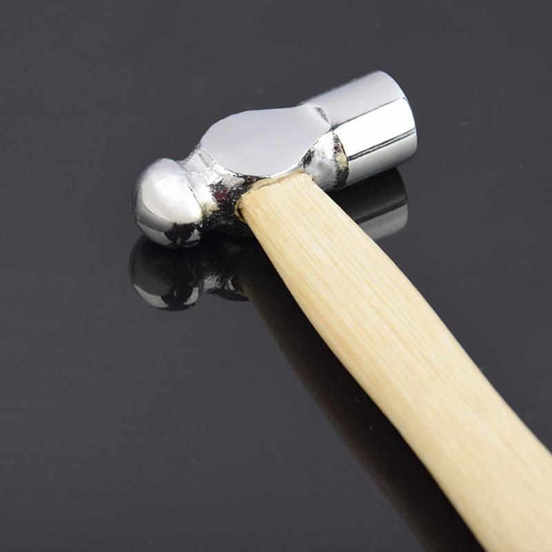 Mini-Hammer, der Walnuss-Rundkopf mit Holzgriff zertrümmert, Auto-Fluchtwerkzeug, Handhammer, Multifunktions-Mini-Hammer