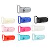 10Pcs Suspender Clips Nylon Material Colorful Fix Locking Duckbill Sling Clip with Buckle