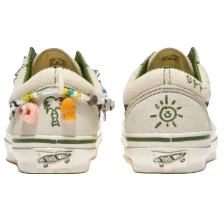 Cocona Hiraki X Vans Premium Old Skool Friendship Bracelet Unisex Sneakers Cream Cream-White VN000EGYCRM