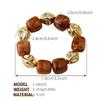 Colar Pulseira de Contas Irregulares em Acrílico para Mulheres Bangle Geométrico Bohemia Feito à Mão Acessórios de Joias para Casal