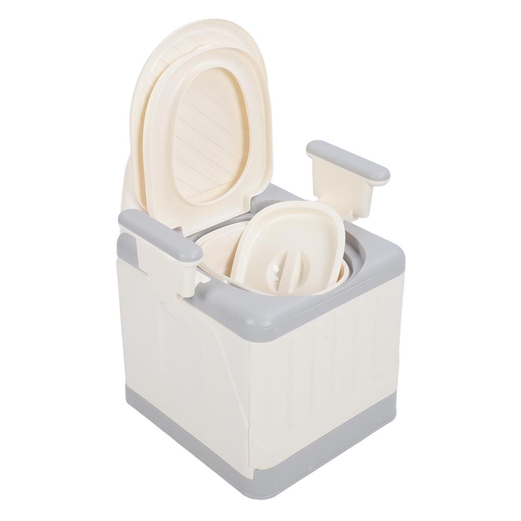 Foldable Bedside Commode Fall Odor Proof Portable Toilet Bedside Commode Chair for Adult