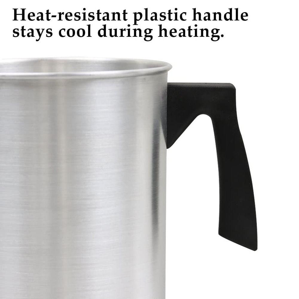 1.2L/3L Durable Home Pouring Candle Melting Pot Pitcher Jug Wax Cup Soap Chocolate Making