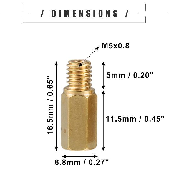 Motoforti Universal Motorcycle Carburetor Jets Main Jets Nozzles, 178 180 182 185 188 190 192 195 198 200, Durable, Metal, Gold Tone, 10pcs