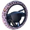 Leopard Fur Steering Wheel Cover 38cm Car Steering Wheel Cover Steering Wheel Cover  Vehicle Wheel