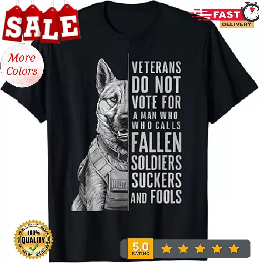 

Veterans Against Trump - Remember the Fallen T-Shirt , Unisex Tee S